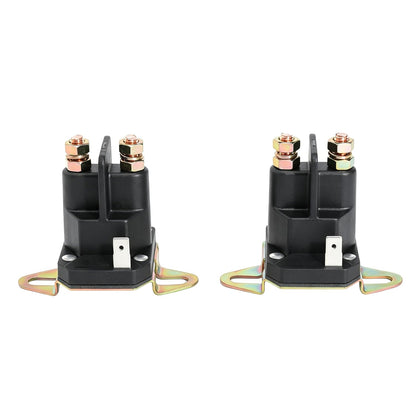 435-700 Starter Solenoid for Hus-qvarna 539101714 for Trom-Betta 812-1221-211 854-1221-210 Most Riders & Zero Turn Lawn Mowers Starter Solenoid 3 Terminal 12V Replace 93265-9 93265WR 93265-WR