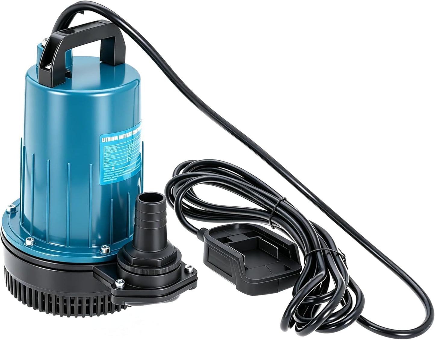 0.75HP 2900 GPH Sump Pump Electric Submersible Portable Utility Water Removal Transfer Pump for Swimming Pool Garden Pond Tubs Basement Window Wells Flood Drainage with 15 Feet Long Power Cord