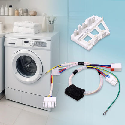 Washing Machine Multi-Wire Motor Harness for Kenmore for Lifes Good for LG Washer Wire Harness Replace 6877ER1016F + 6501KW2002A Washer Rotor Position Sensor Assembly (6877ER1016F+6501KW2002A)