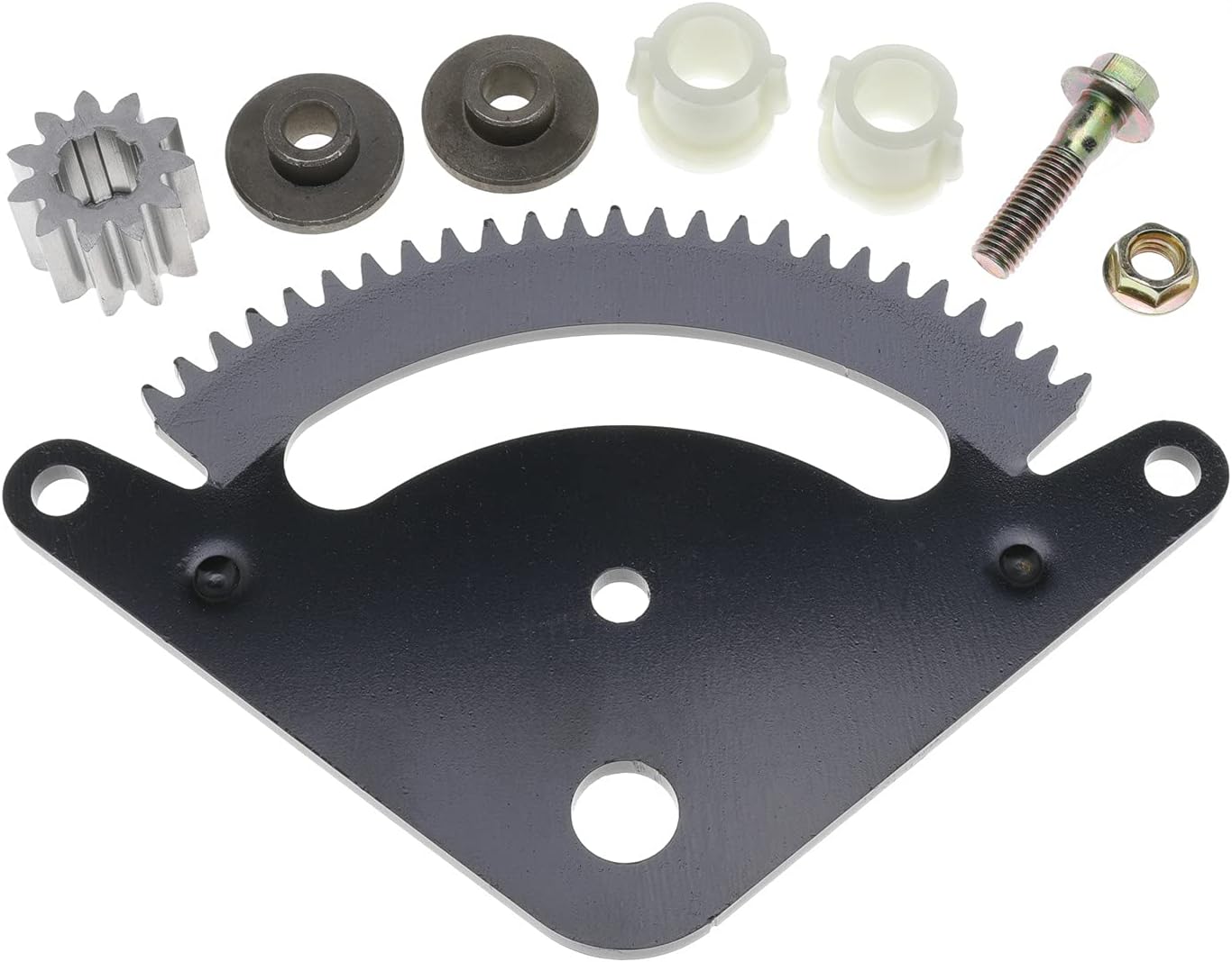 Steering Sector Pinion Gear Plate Repair Kit for John Deere L105 L108 L110 L111 L118 L120 L130 G110 Lawn Mower Tractors Replaces GX20052BLE GX20053 GX20054 GX21994