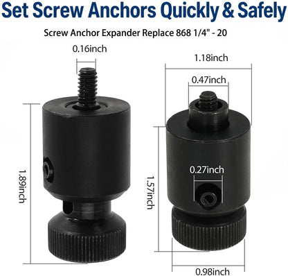 Screw Anchor Expander Replace 868 1/4" - 20 Anchor Power Drill Part For Caulking Anchor Size For Greenlee