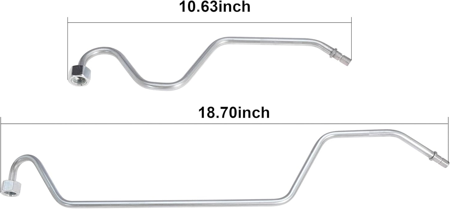 Rack Pinion Transfer Hard lines on Rack Replace 15254059 15254058 for Yukon Sierra 2008-2014 for Avalanche Tahoe Suburban Silverado 2008-2014 for Escalade ESV 2008-2014