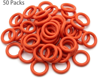 3/8'' Quick Connect Coupler Fittings Stainless Steel Adapter Set for Pressure Washer NPT Male and Female Thread Kit with 3/8" Pressure Washer QD O-Rings 50 Pack