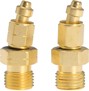 For Oxygen for Acetylene for Propane Welding Adaptors 3/8"-24 (A) Female x 9/16"-18 (B) Male 200 psi for A Size Torch and for A Size Regulator to B Size Hose Connect