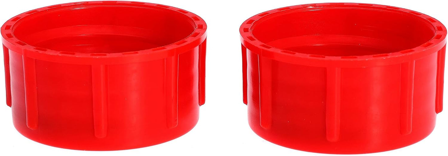 Gas Can Cap Replacement Red Coarse Thread Cap Solid Transportation Gas Can Caps Prevent Fuel Leakage