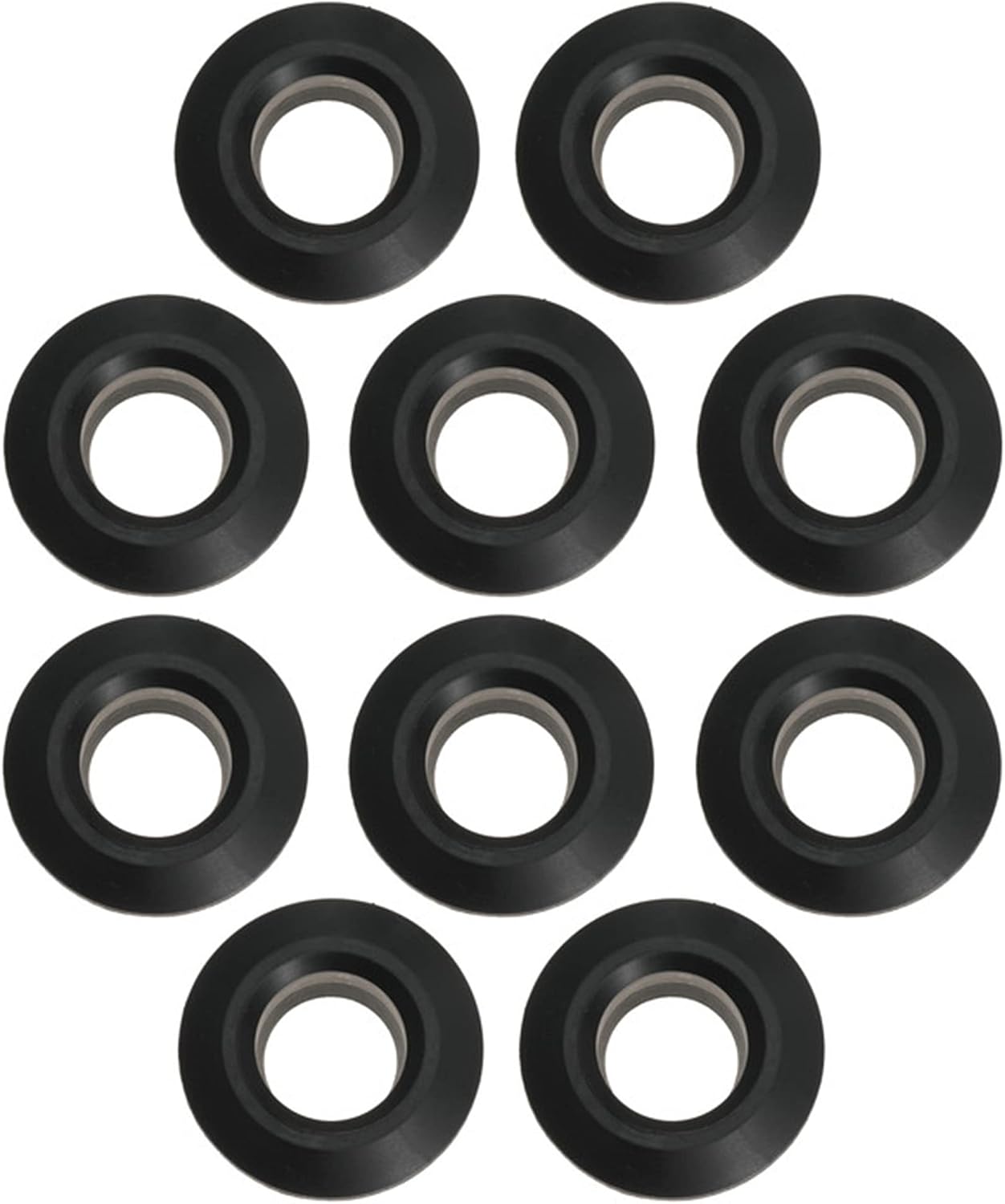 3/4 Inch Flexible Rubber Tank Adapter Compression Fittings for Sealing (Pack of 10)