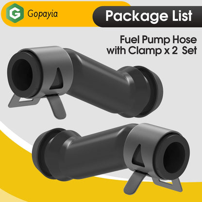 Replacement 32-326-07-S Fuel Pump Hose for Kohler with Clamp Set of 2
