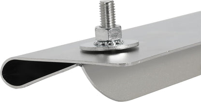 Heavy Duty Stainless Steel Mud Flap Clamps, Replace 8591100 Truck Mudflap Hanger Kit with Hardware, Fits 1/4"–1/2" Rubber & Plastic Mud Flaps for Semi Truck Trailer