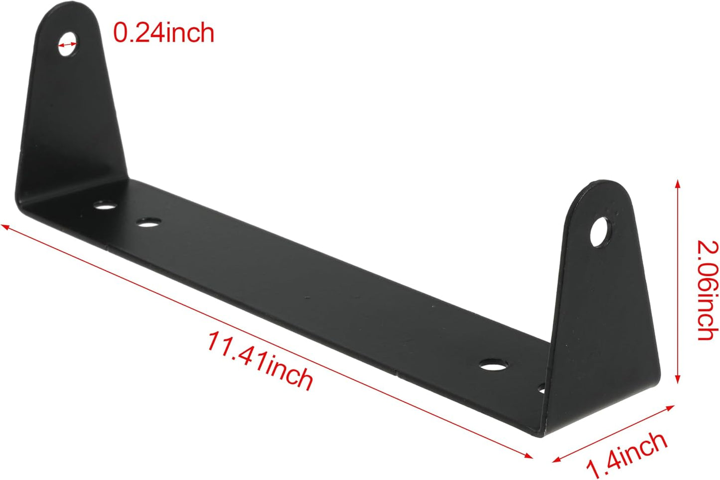 Mounting Bracket for Cobra 29 CB for Cobra 29 ltd Classic CB Radio or Uniden 78, Black (Pack of 2)
