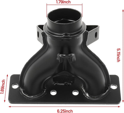 Exhaust Manifold with Exhaust Pipe Donut Gasket Spring Rebuild Kit Replace 1262138-489 5811511 for Polaris Ranger Crew 800 HD 800 XP 800 Ranger 800