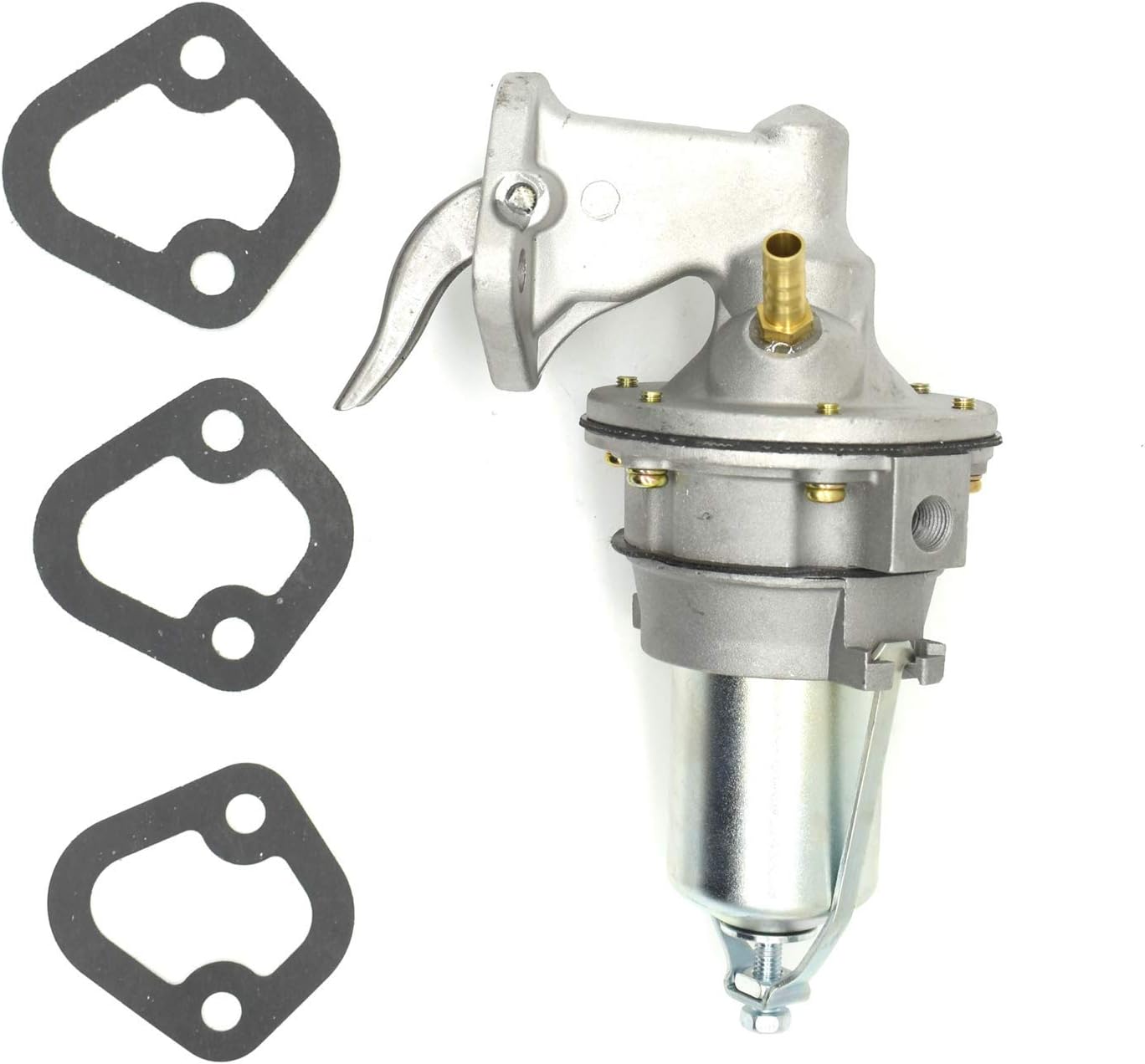 3.0 3.7 2.5 4.1 Mercruiser Marine Fuel Pump for Mechanical 100 110 120 140 160 165 200 470 485 488 HP Replaces 86234A4 86234A05 60032 985602 985603 18-7278 982240 982440 for 2.5L 3.0L 3.7L 4.1L