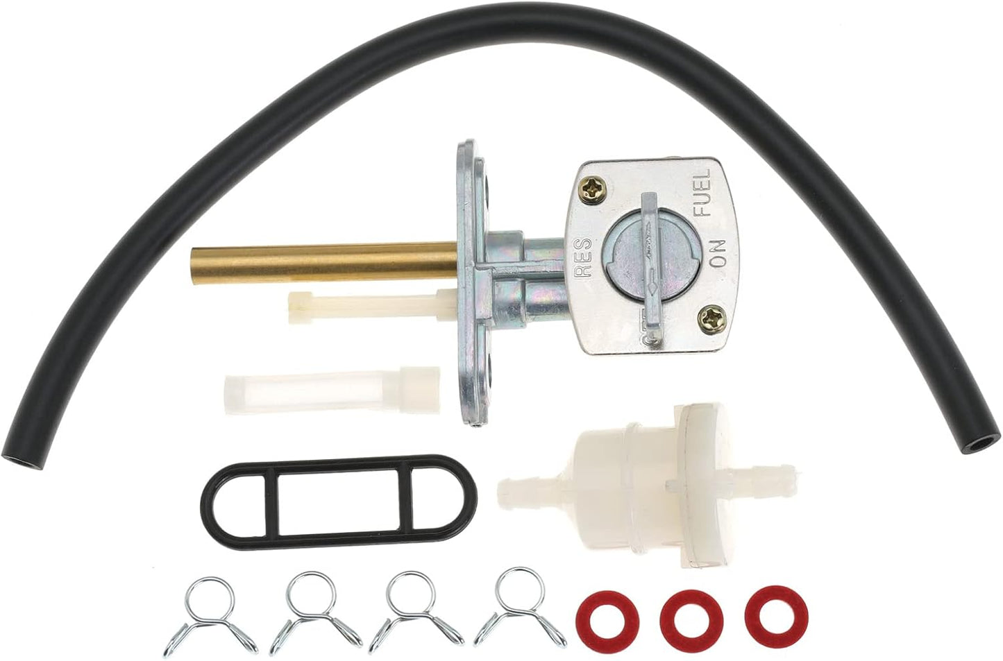 Fuel Tank Switch Vavle Petcock for Yamaha TTR90 TTR125 TTR225 TTR230 TTR250 YFB250 YFM200 YFM225 YFM250 YFM350 YFM400 YFM600, for Bear Tracker 250 for Bruin 250 350 for Big Bear 250 350 for KLF300