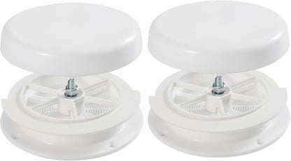 RV Roof Mushroom Vent Cover Plumbing Vent Cap Waterproof for Camper Trailer Ceiling Ventilator for Improved Airflow Heat Reduction, 1Pack