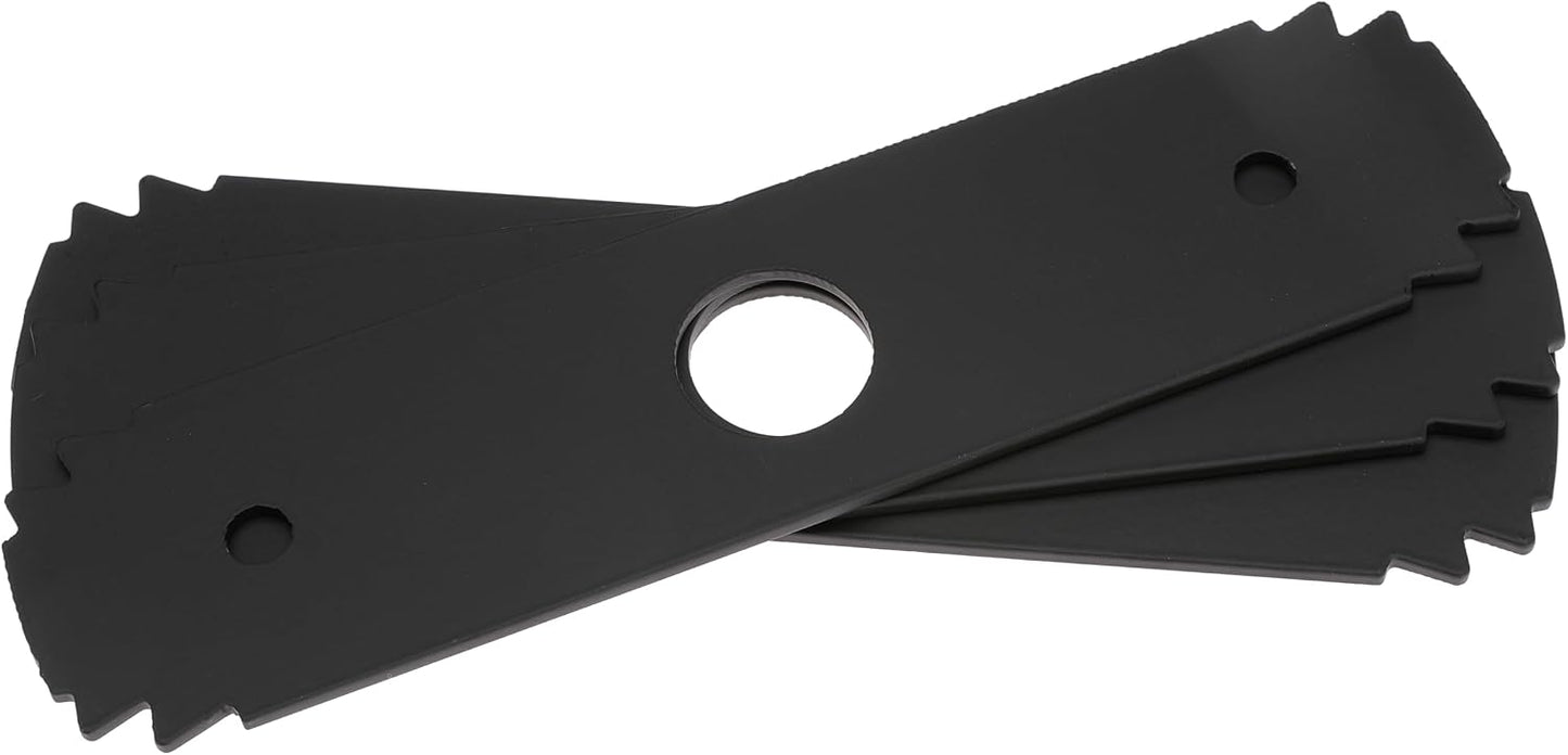 8 Inch Edger Steel Serrated Blade Replace AC04215 Reversible Heavy Duty Hardened Steel Edger Blade for Ryobi for Edgers UT50500 UT15518 RY15518 RYEDG11 P2310 P2300B 1" Center Hole (3)