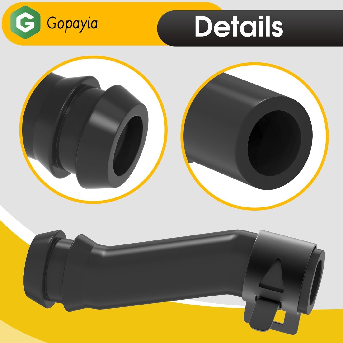 Replacement 32-326-07-S Fuel Pump Hose for Kohler with Clamp