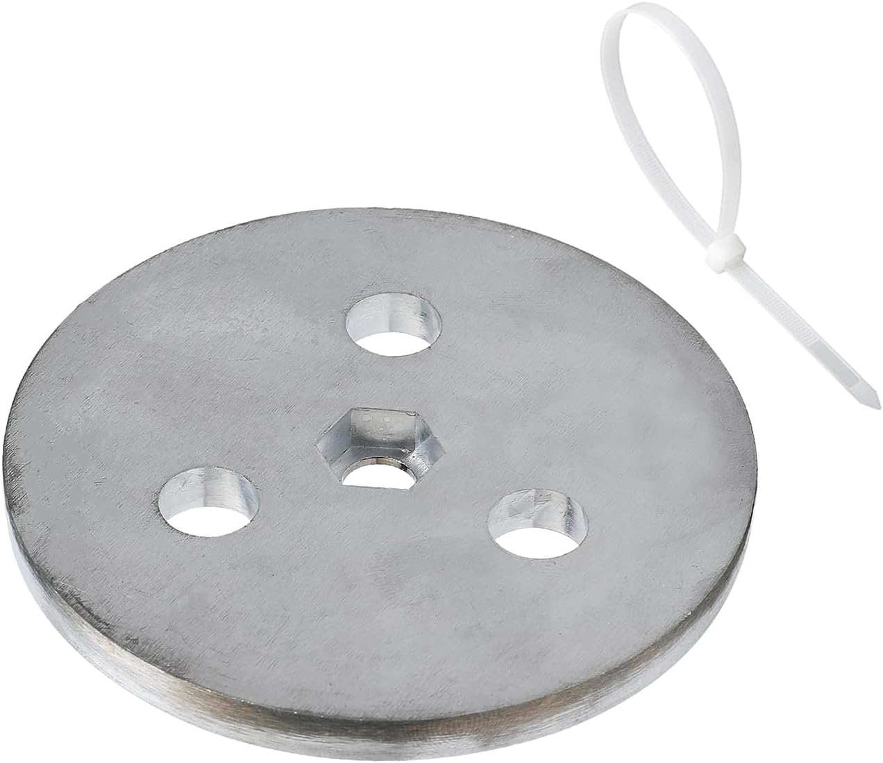 Pool Skimmer Weight Zinc Anode Plate with Plastic Ties Zinc Plate Into Your Skimmer Basket Skimmer Deck Cover Plate Anti Corrosion and Electrolysis (10)