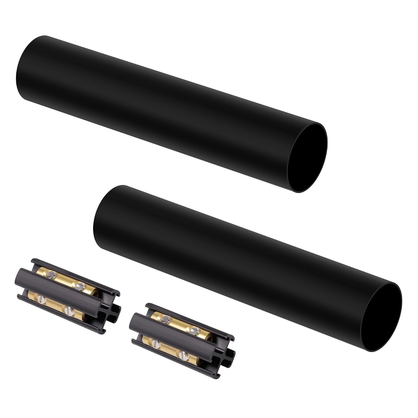 Underground Wire Splice Kit Suit for 14/3 to 8/3 Direct Burial UF Electrical Cable - 600V Max with Heat Shrink Tube and Connector, 2 Set