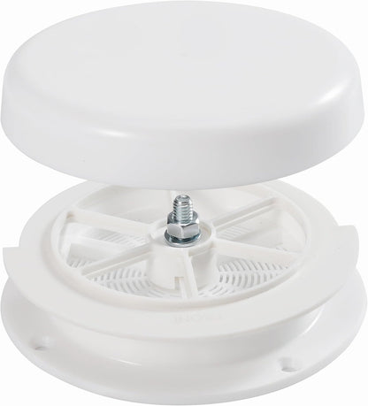 RV Roof Mushroom Vent Cover Plumbing Vent Cap Waterproof for Camper Trailer Ceiling Ventilator for Improved Airflow Heat Reduction, 1Pack