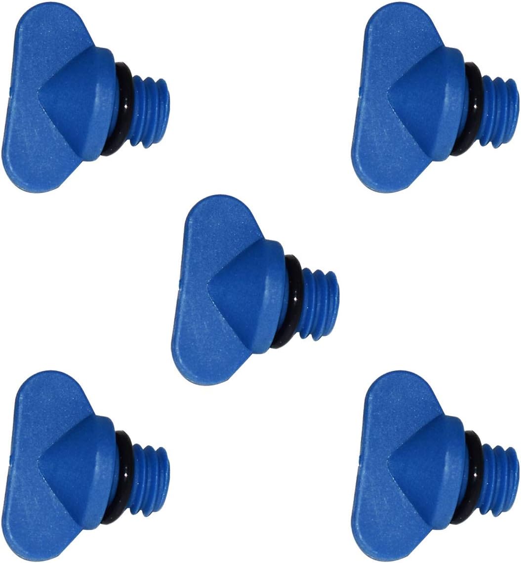 Manifold Engine Block Drain Plug Kit Replaces for Sierra 18-4226 for Mercruiser 22-806608a02 Compatible for GLM 13992 Pack of 5