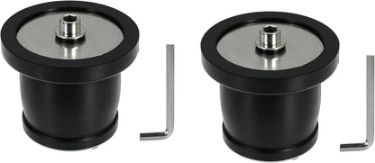 2 Pack Expandable Rubber Plug Mechanical Seal Scupper Plugs Boat Plug Winterizing Expansion Plugs Leak Proof Drain Plugs for Boats Pools Bathroom Pipe Sewers (2.05"-2.56"（52mm-65mm）)