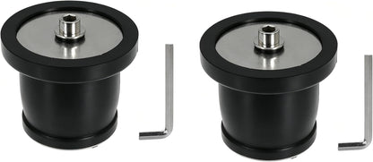2 Pack Expandable Rubber Plug Mechanical Seal Scupper Plugs Boat Plug Winterizing Expansion Plugs Leak Proof Drain Plugs for Boats Pools Bathroom Pipe Sewers (3.35"-4.13"（85mm-105mm）)