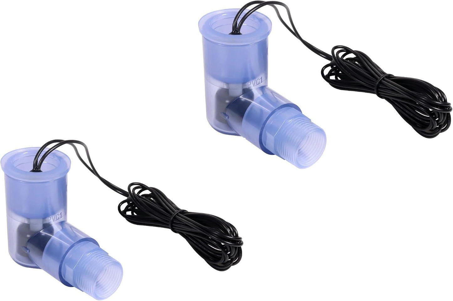SS2 Float Switch with 3/4 Inch Adaptor and 6Ft Wire Water Float Switch for HVAC Drain Pan Condensate Outlet (1Pcs)