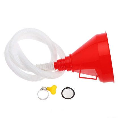 Wide Mouth Oil Funnel Flexible Fuel Funnel with Long Hose Funnels for Automotive Use Car Funnel for Engine Gas Gasoline Diesel Fluid Liquid (2)