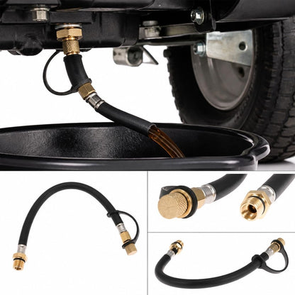 Flex Drain Hose for Kawasaki FR730V FR691 FR691V FR651V FR600V FH721V FS541 FJ180V FS730V for Toro MX5060 FX730V, and for Kubota Z412 Z122R 510440902 51044-0902 (Pack of 2)