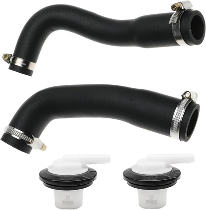 52040079 52040081 Fuel Filler Hose with Vent Valve and Grommet Kit Replaces 5360058 911060 for Jeep Wrangler YJ 1987-1995 Gas Tank