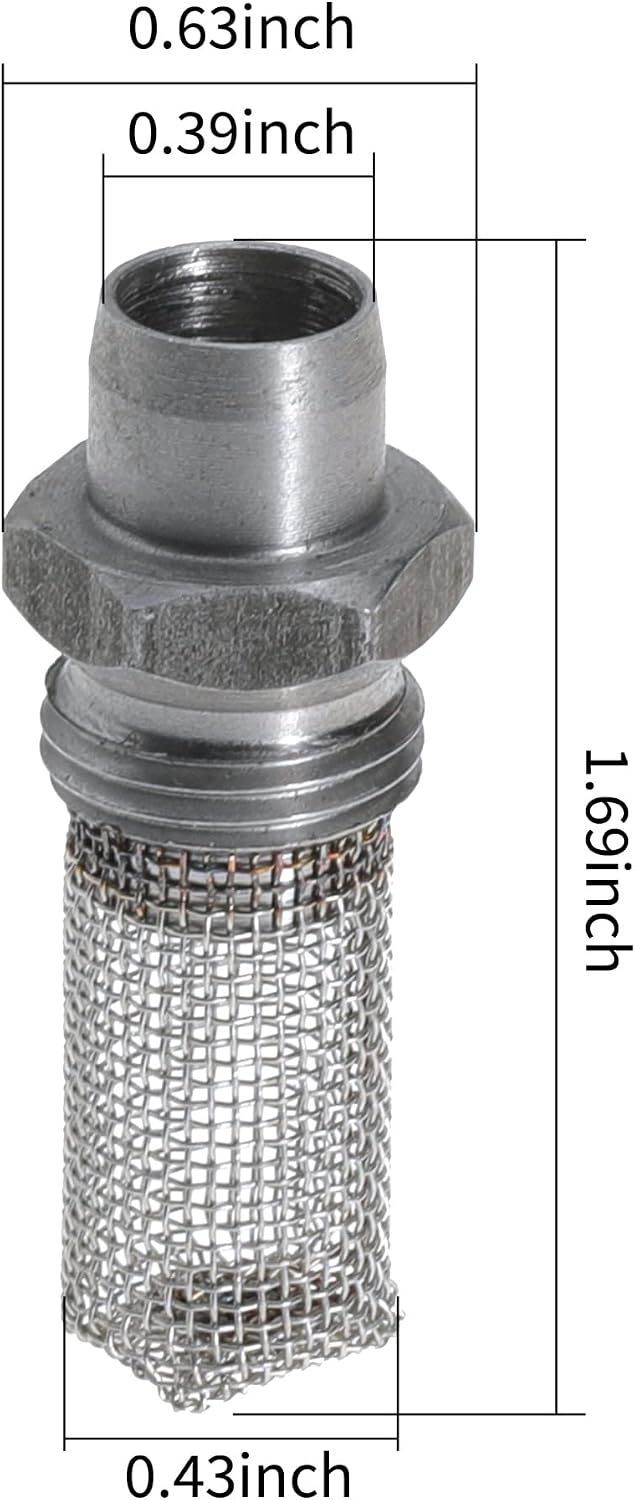 Stub Spark Arrestor for Stihl Leaf Blower SH55 SH56 SH85 SH86 BG55 BG56 BG85 BG86 BG86C BR200 (Pack of 1)