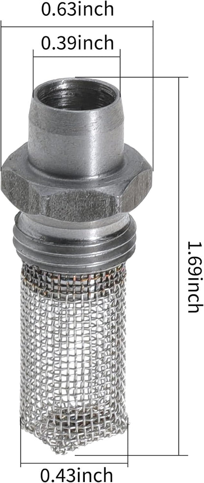 Stub Spark Arrestor for Stihl Blower BG85 BG86 BG55 BG56 BR200 SH85 SH86 SH55 SH56(Pack of 2)