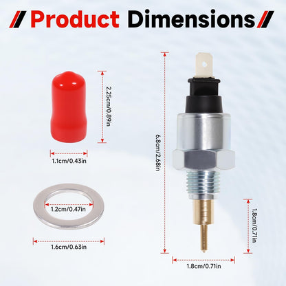 Solenoid Valve Replaces 16200-z6L-003 and Fuel Pump Replace 16700-Z6L-003 for Honda GX630 GX630R GX630RH GX660 GX660R GX660RH GXV690R