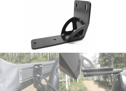Awning Bracket Replaces 813402 50mm Wide 8mm Pre-drilled Holes Awning Bracket with Gusset - Pair