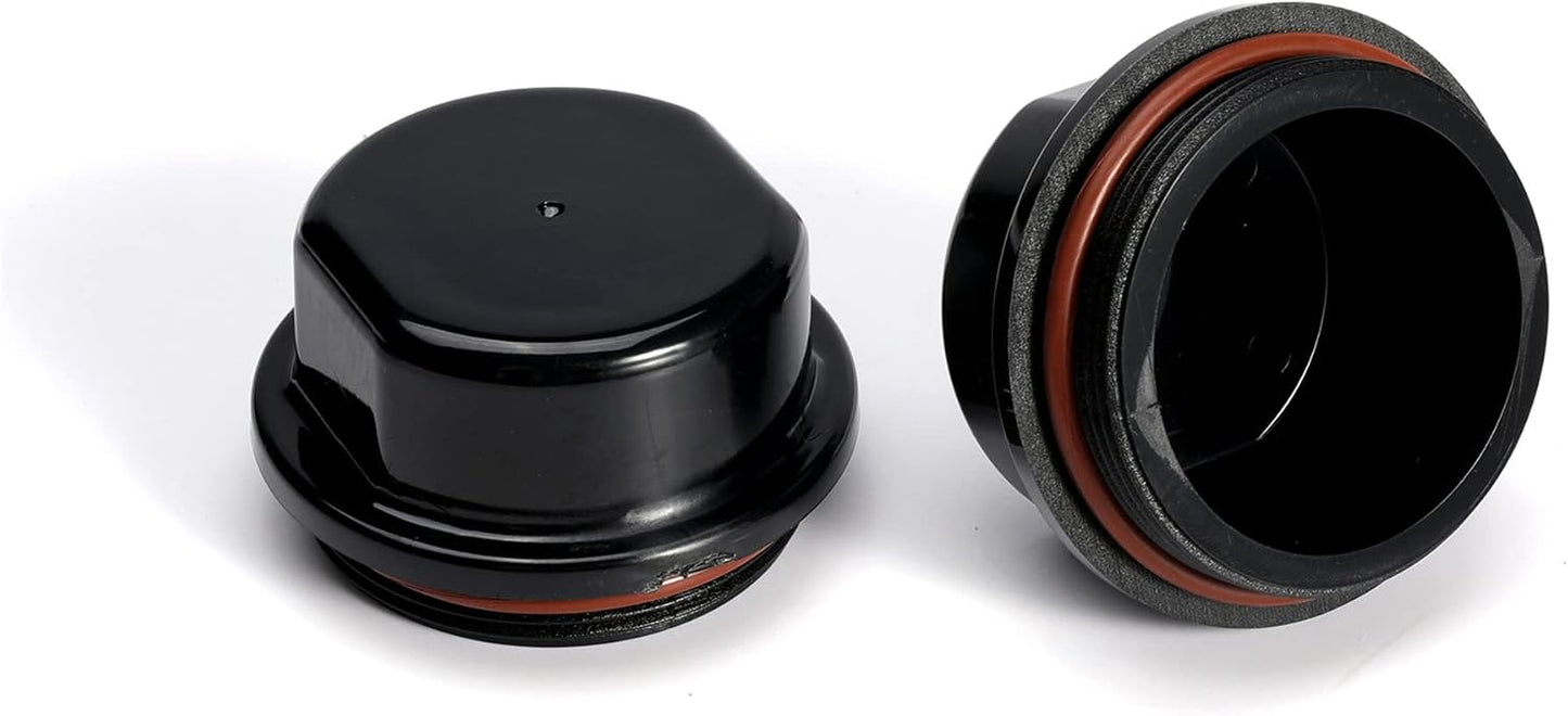 Hub Dust Cap, Axle Dust Grease Cap with O- Ring for Dexter Trailer Hub Wheel, for 48355v, Boat, Nitro, E-Z, for Ranger Replace K71-G01-73, 21-261, 81143 (2)