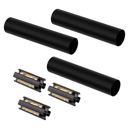 Underground Wire Splice Kit Suit for 14/3 to 8/3 Direct Burial UF Electrical Cable - 600V Max with Heat Shrink Tube and Connector, 2 Set