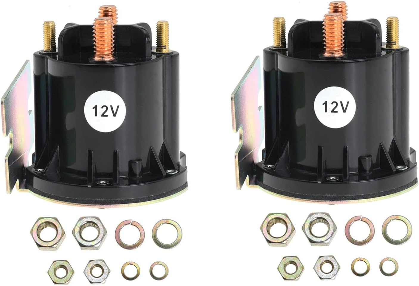 12V Solenoid Relay for Yamaha G22 G23 G27 G28 G29 Golf Carts for Trombetta 6841271012 6841251012 J&N 24022272 Replace JW1H19500000 JR3H19500000 JF2H195000 J388195001 2003-Current