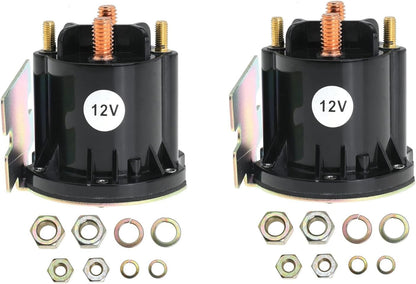 12V Solenoid Relay for Yamaha G22 G23 G27 G28 G29 Golf Carts for Trombetta 6841271012 6841251012 J&N 24022272 Replace JW1H19500000 JR3H19500000 JF2H195000 J388195001 2003-Current