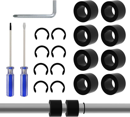 Rubber Roller Replacement Compatible with Cricut Maker for Maker 3, Mat Guide Rubbers for Cricut Repair Accessories (Rings Roller Set)