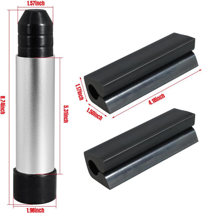 Boat Outboard Transom Saver Support and Trailering Motor Locks with 2 and 3 Rams Trim and Tilt Systems Wedge Transom Saver with Steer Stop Stabilizer Clips