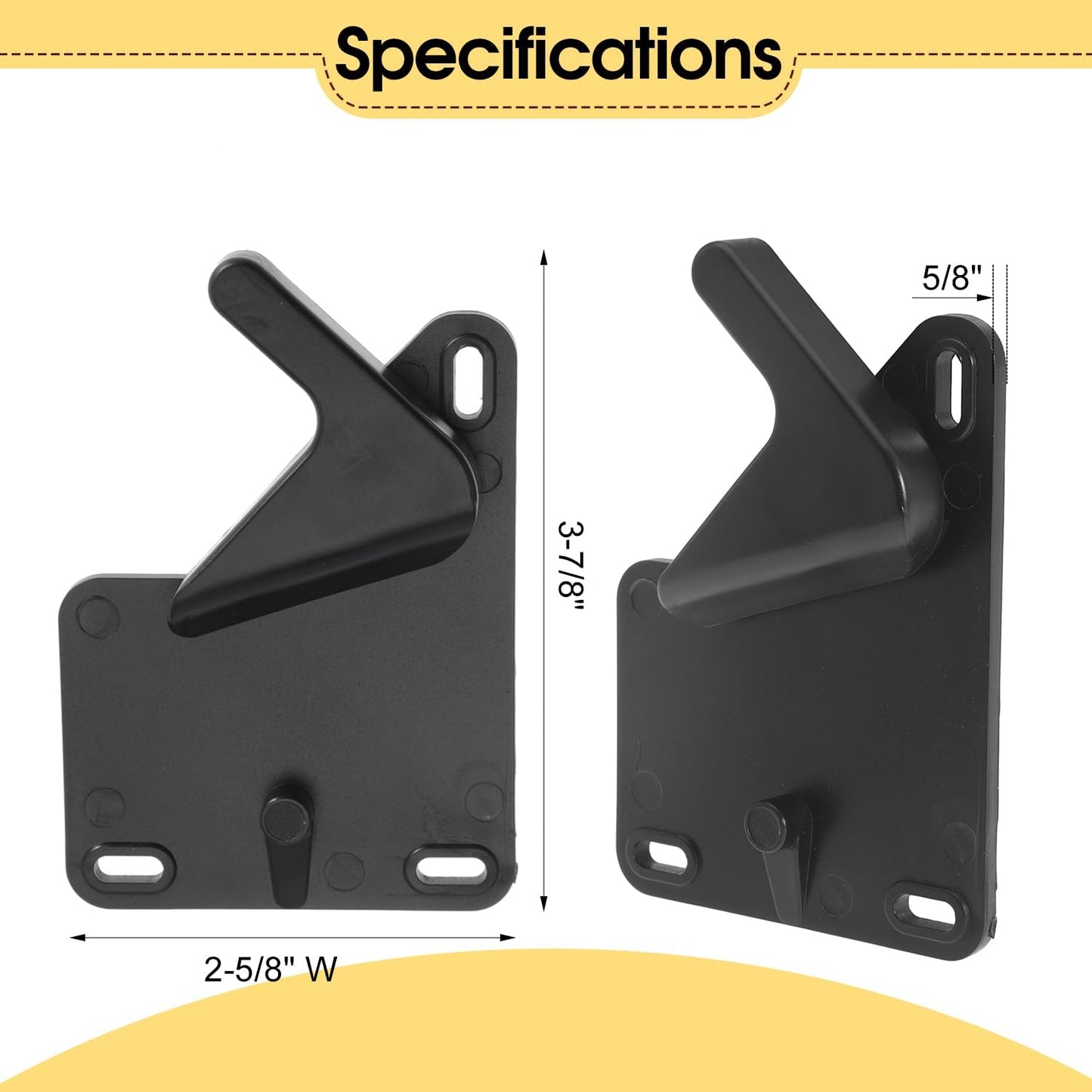 RV Screen Door Latch Lever Replacement for Fleetwood 354852, Set of 1