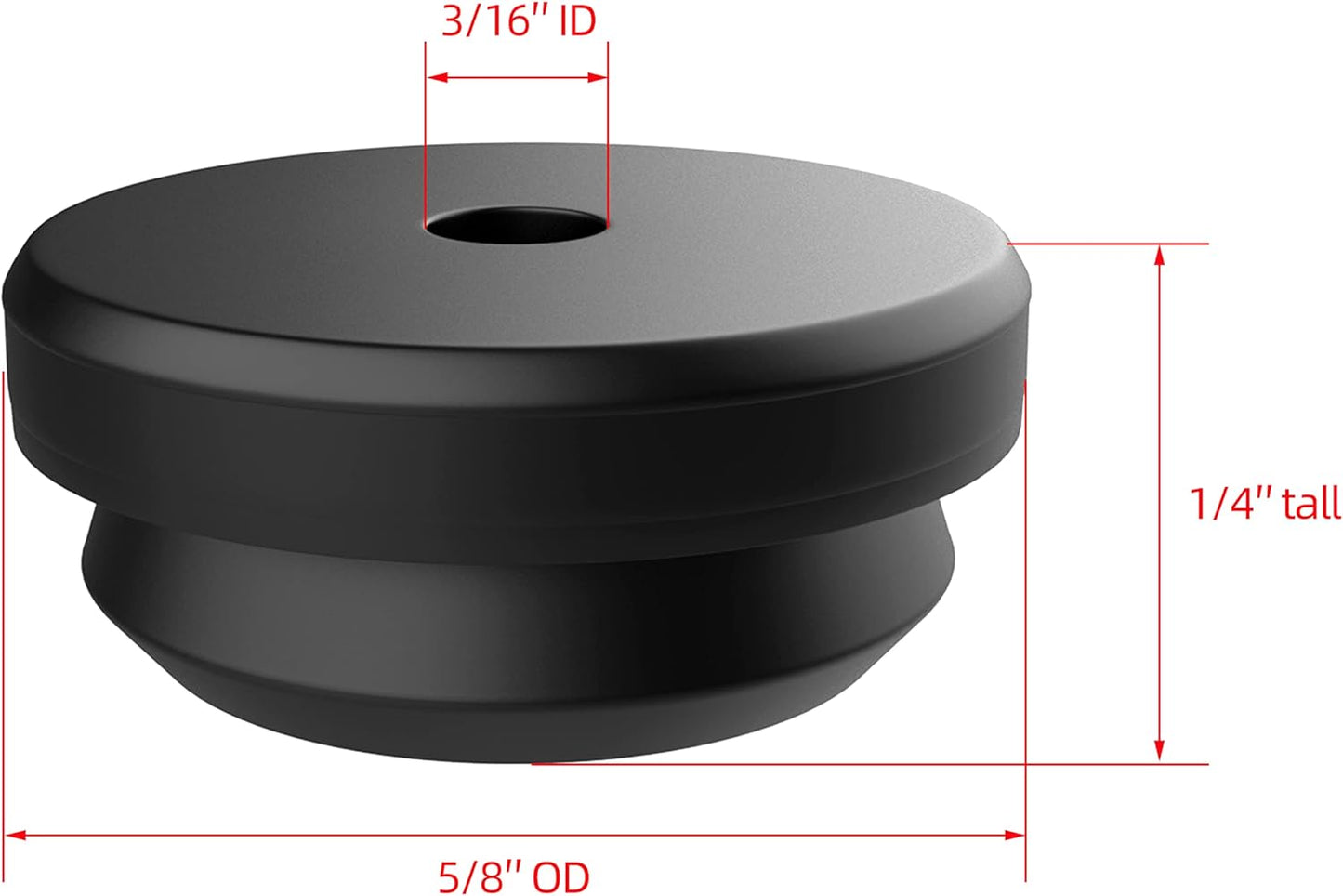 RV Stove Top Grommets for Amana for Magic Chef Stove Grates, RV Gas Cooktop Grill Grommet for RV Camper Trailer Kitchen Use, 4pcs