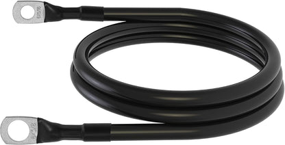 6 AWG Battery Cables 6 Gauge Battery Inverter Cables with 3/8 Inch and 5/16 Inch Lugs Each End for Solar Marine RV Car SUV Truck Tractor Motorcycle 2pcs (3FT, 6 AWG)