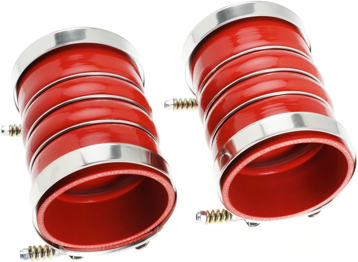 Silicone Charge Air Cooler Hump Hose Boot Set 4" X 6" 4 inch with T Bolt Clamp Red