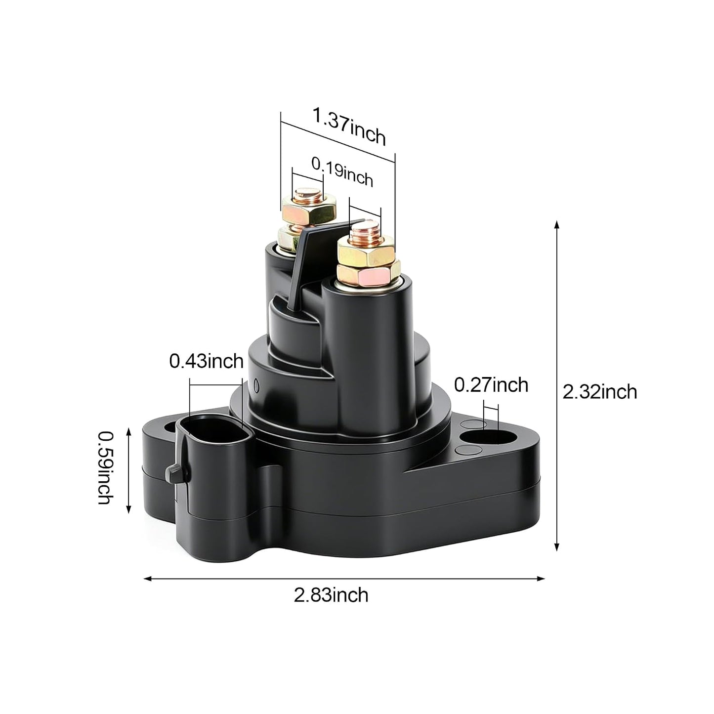 Starter Solenoid Relay Replace 0445-058 0445-036 for Arctic Cat ATV 400 450 500 550 650 700 1000 for UTV Prowler for Wildcat 1000 X4 Sport Trail
