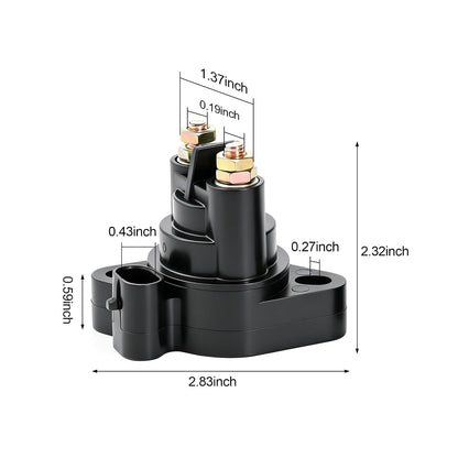 Starter Solenoid Relay Replace 0445-058 0445-036 for Arctic Cat ATV 400 450 500 550 650 700 1000 for UTV Prowler for Wildcat 1000 X4 Sport Trail