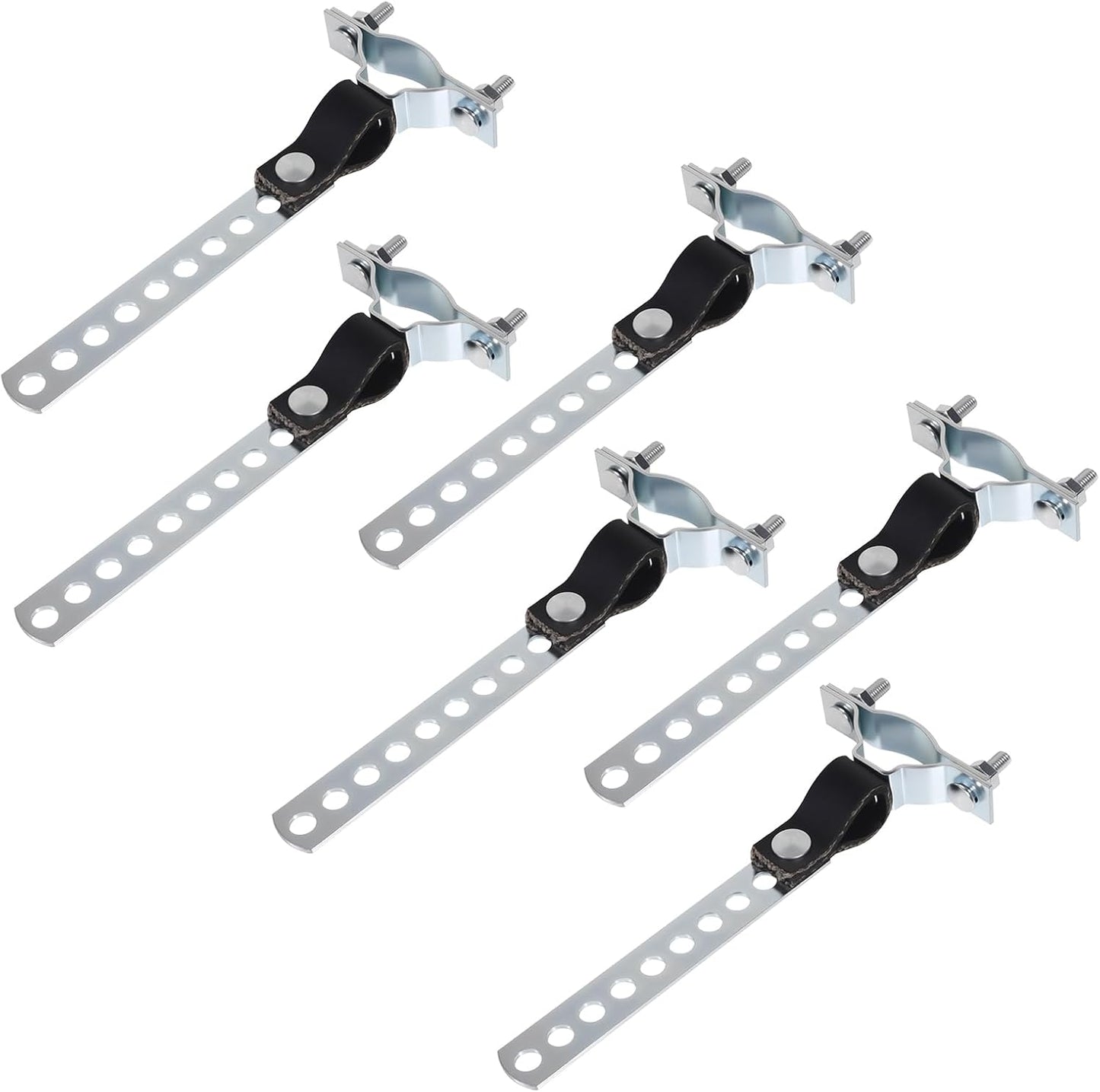 2 Pcs Exhaust Hangers Muffler Hanger Swivel Tail Pipe Universal Exhaust Tailpipe Hanger Heavy Duty Tailpipe Muffler Bracket Flexible Swivel