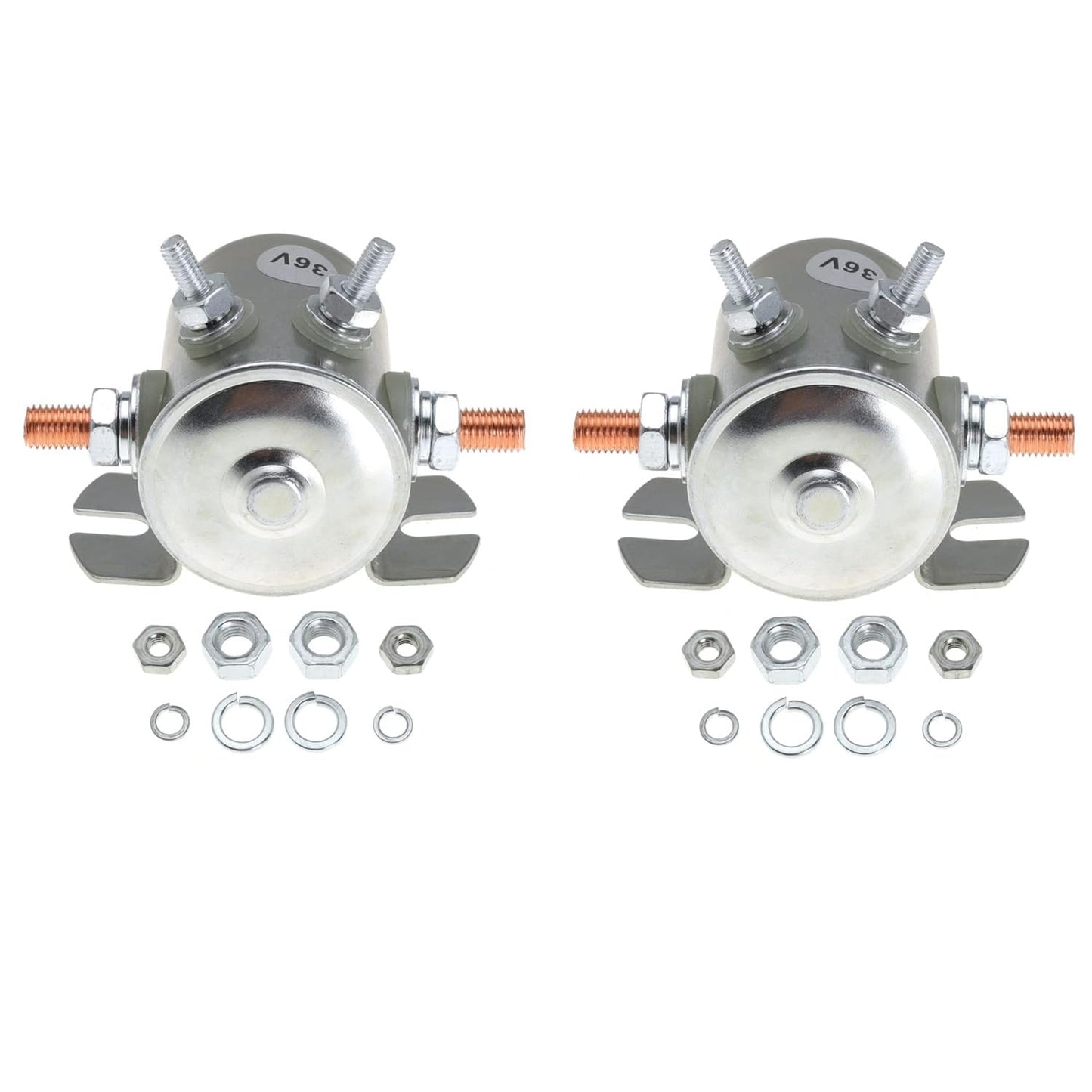 36V 70 Series Solenoid Relay Replace 11761G1 27855G01 27855G02 31680G1 3016 70-120224 24080for EZGO TXT Marathon 4 Terminal Solenoid 2PC