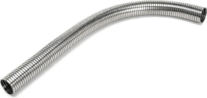 Exhaust Flex Pipe 1.25" ID x 16.5" L, 304 Stainless Steel – Flexible Exhaust Tubing