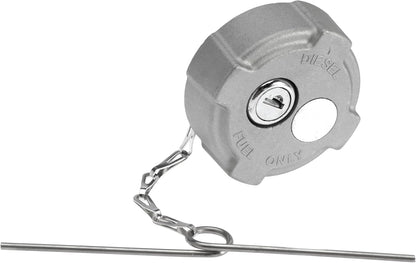 2 1/4 Inch Locking Fuel Cap, Locking Fuel Tank Attachments for Ford 650 750 for Hino 268 Box Truck Replace FTA-C02, FTA-N-04, FTA-N6-16