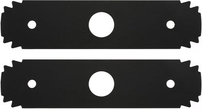 8 Inch Edger Steel Serrated Blade Replace AC04215 Reversible Heavy Duty Hardened Steel Edger Blade for Ryobi for Edgers UT50500 UT15518 RY15518 RYEDG11 P2310 P2300B 1" Center Hole (2)
